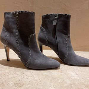 Monolo Grey Suede Boots